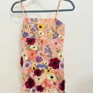 Storia Pink Garment with Embroidery